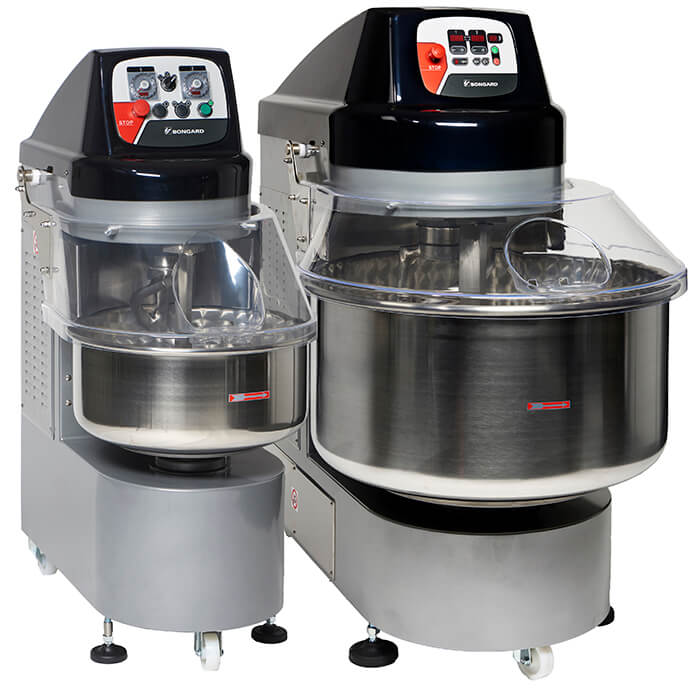 Spiral mixers with fixed bowl spiral EvO